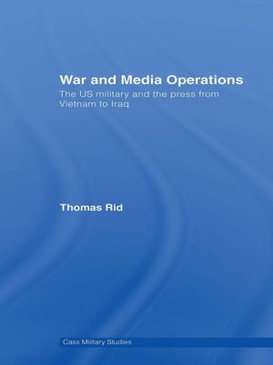 cover image of War and Media Operations